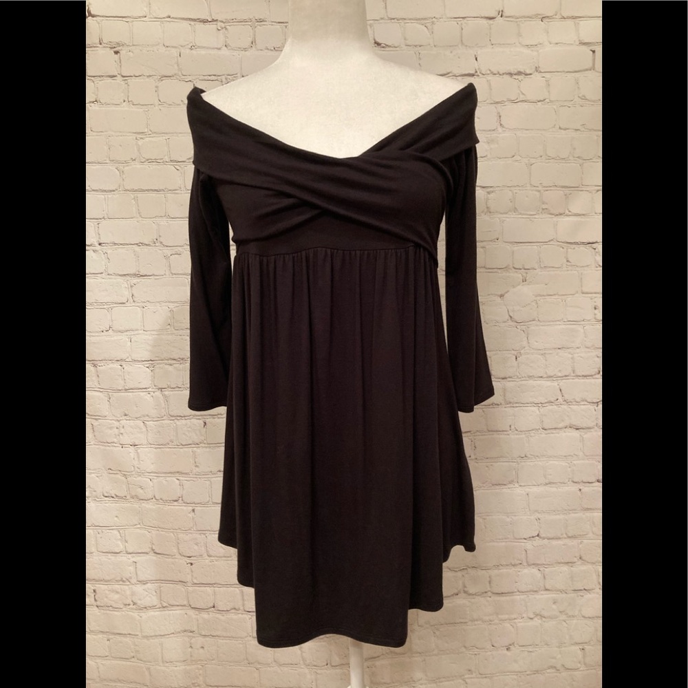 Mts strapless sexy black top size :Small